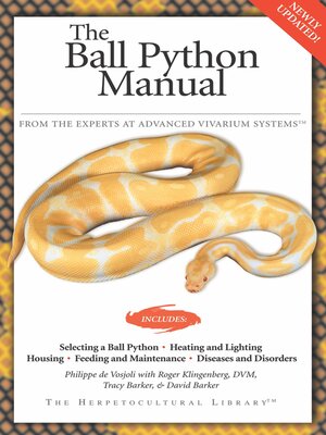 cover image of The Ball Python Manual